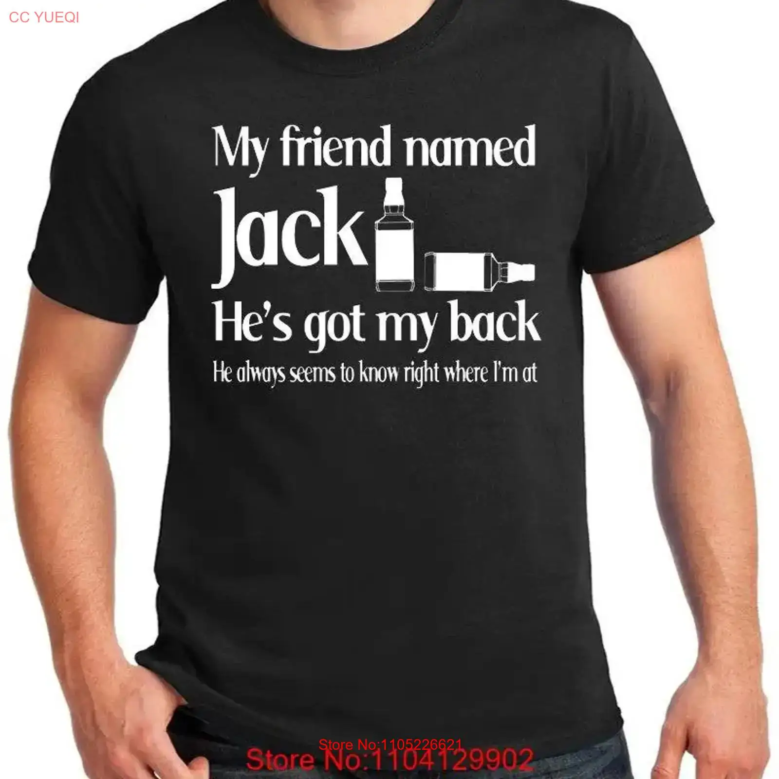 Whiskey Beer And Wine Lyrics - Camiseta com Letras de Música Country
