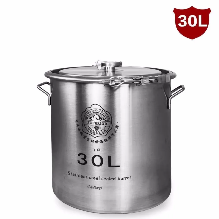 Wine To Beer To Liquor - 30l 316 & 304 fermentadores de