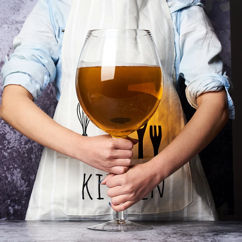 Wine To Beer To Liquor - Copo Gigante de Vinho e Caneca