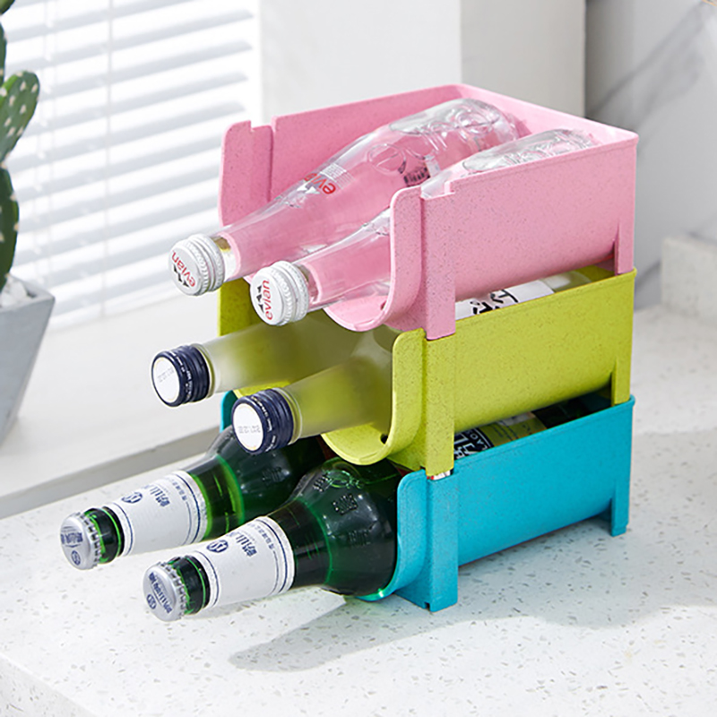 Wine Beer Fridge Cabinet - 1/3 pçs-organizador de cozinha geladeira rack
