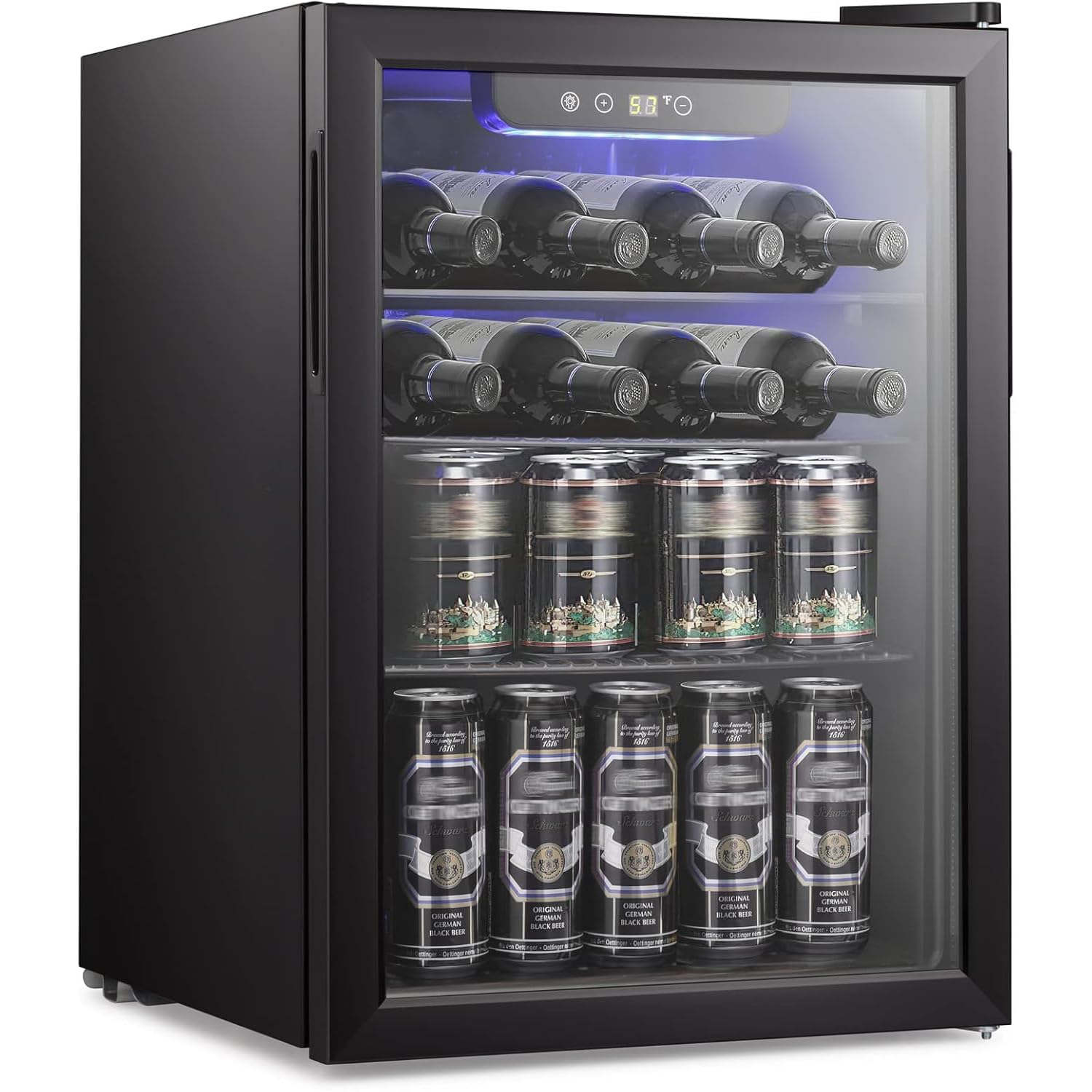 Wine Beer Fridge Cabinet - Refrigerador/Adega de Vinho de 2,6 pés