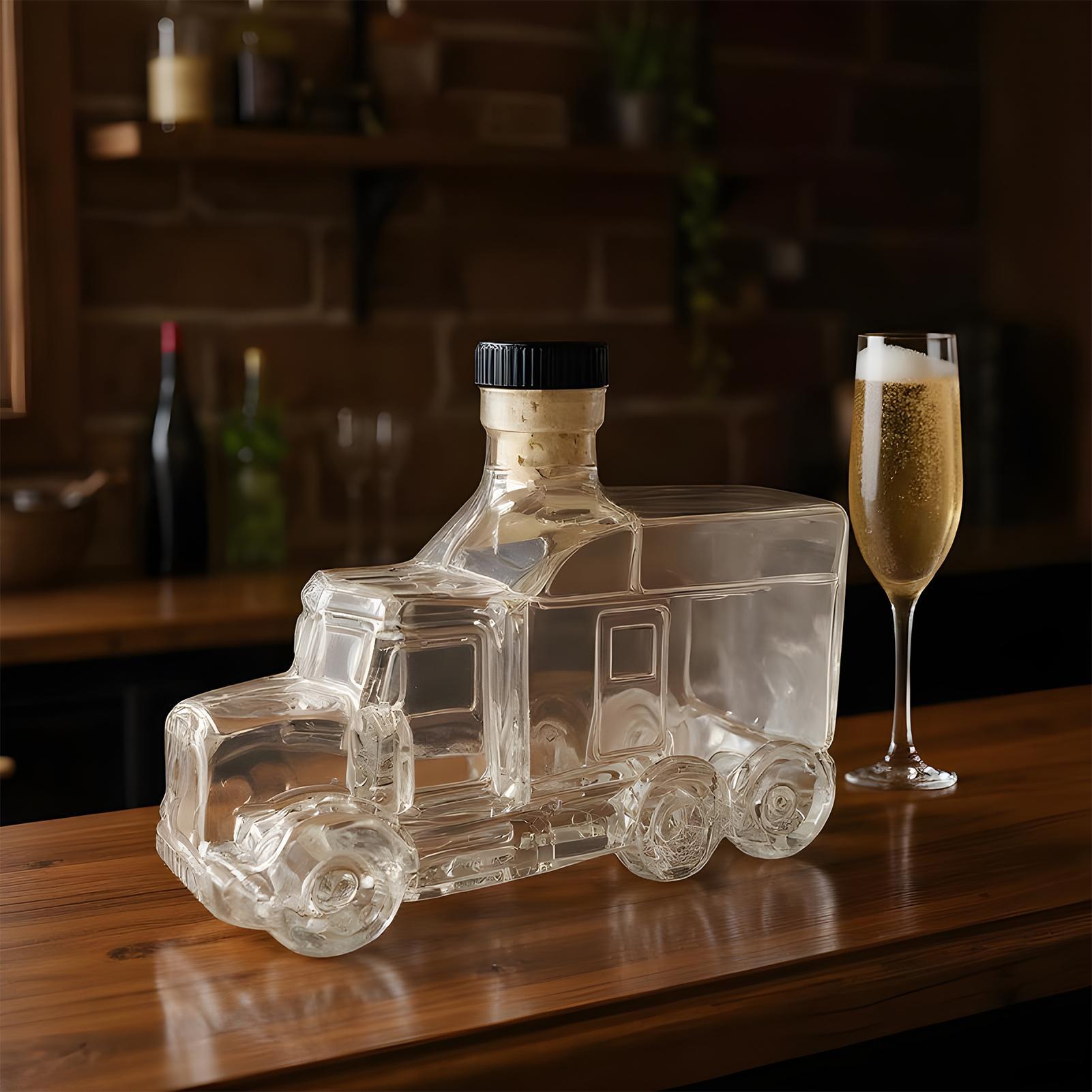 Wine To Beer To Liquor - Decantador de garrafa decorativo 375ml, decantador