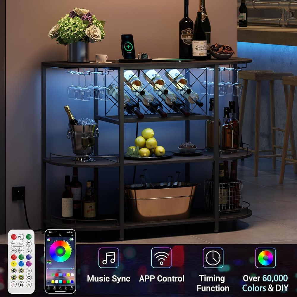 Mesa de Café Preta de 3 Níveis - Wine & Beer Quito avaliação e preço