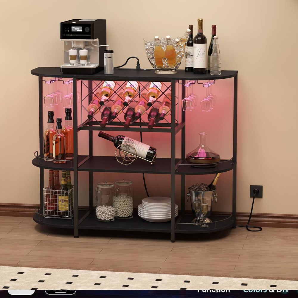 Mesa de Café Preta de 3 Níveis - Wine & Beer Quito avaliação e preço
