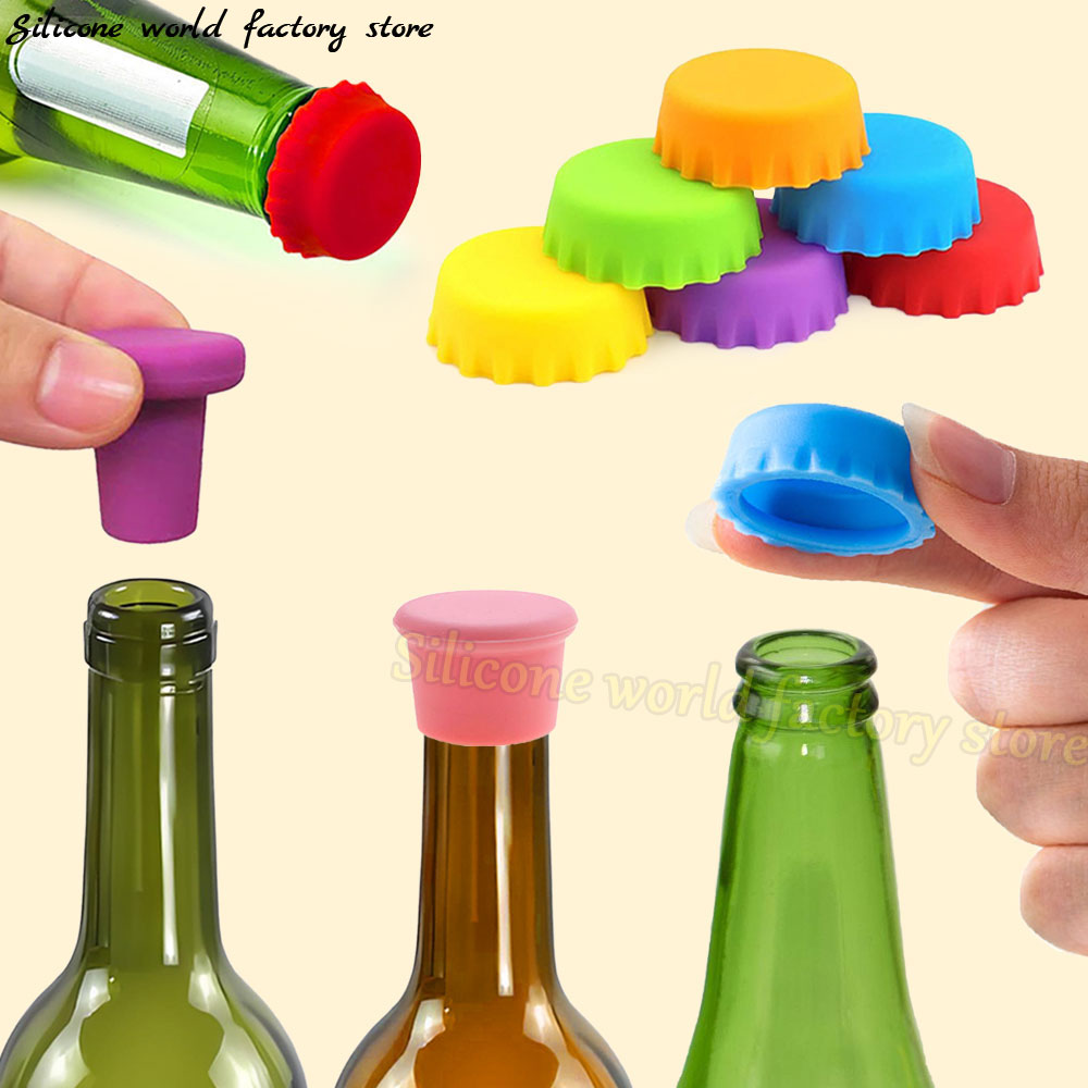 Tampa de Silicone para Garrafa - Wine Beer Red avaliação e preço