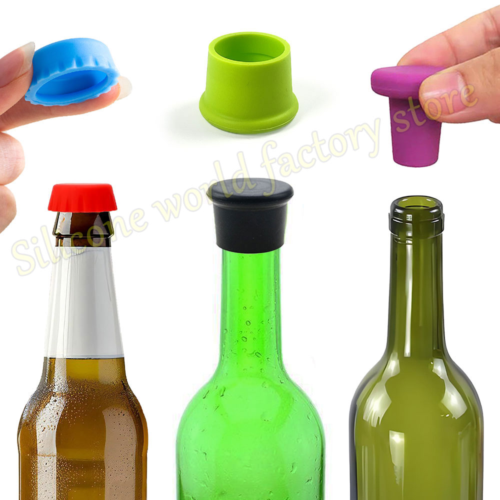 Tampa de Silicone para Garrafa - Wine Beer Red avaliação e preço