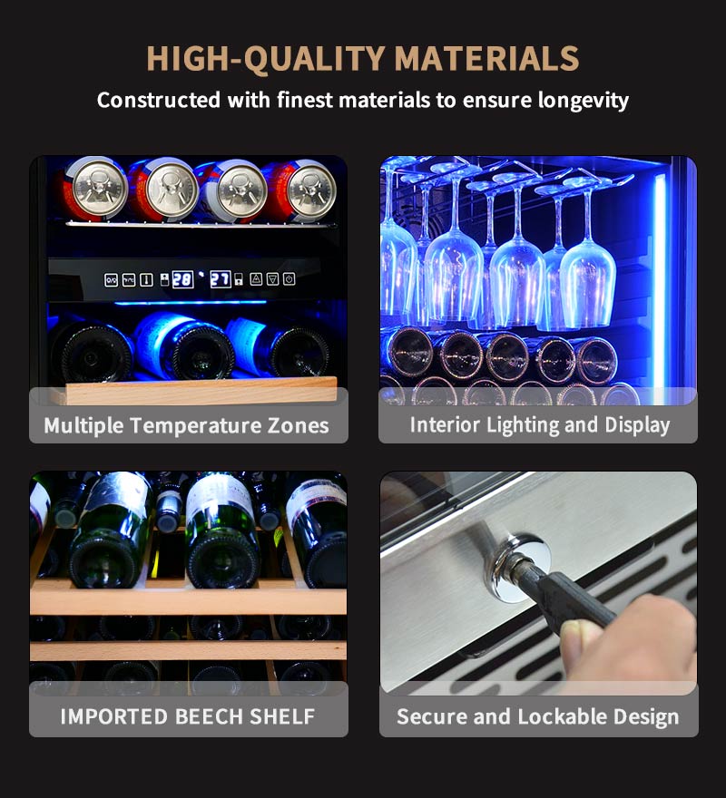 Refrigerador de Vinho e Bebida - Wine Beer Fridge Cabinet avaliação e preço
