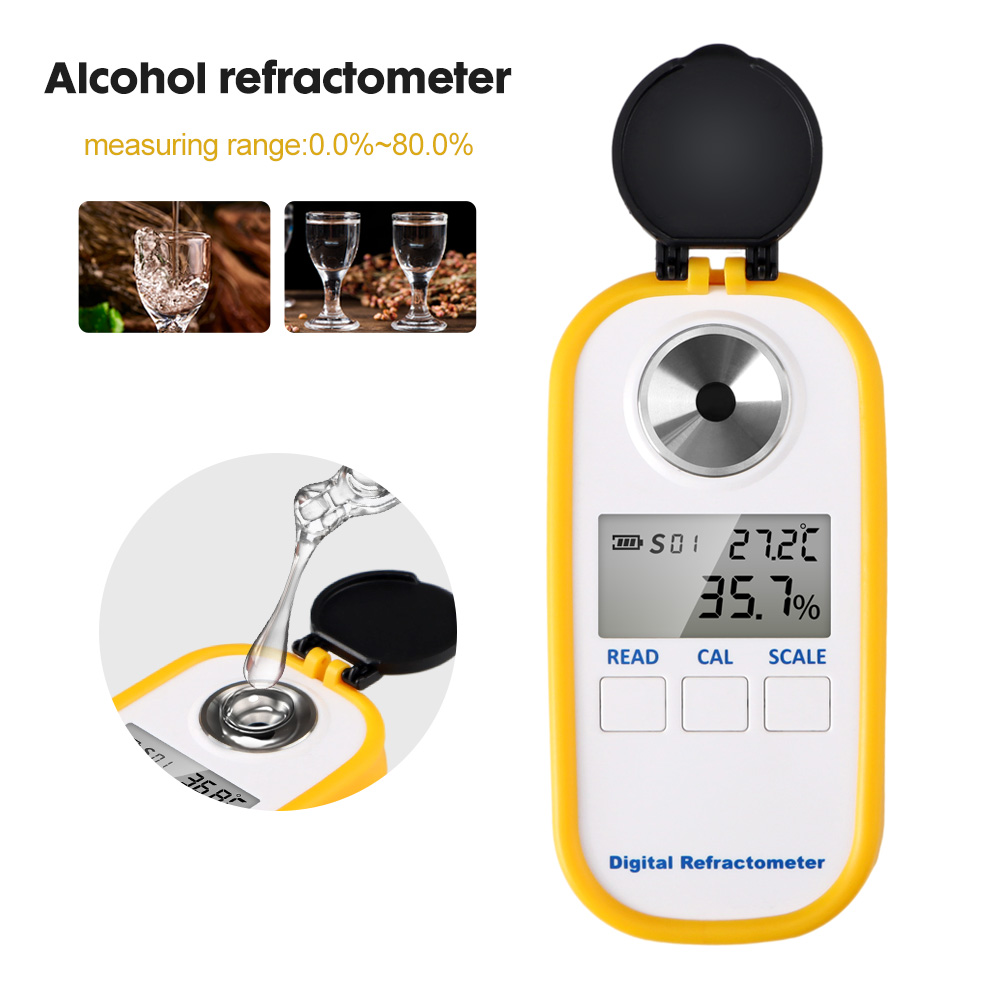 Refratômetro digital de álcool - Wine To Beer To Liquor avaliação e preço