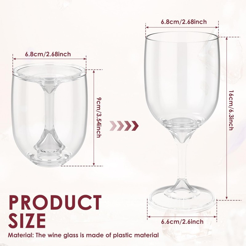 Copo de vinho dobrável transpa - Wine & Beer Quito avaliação e preço