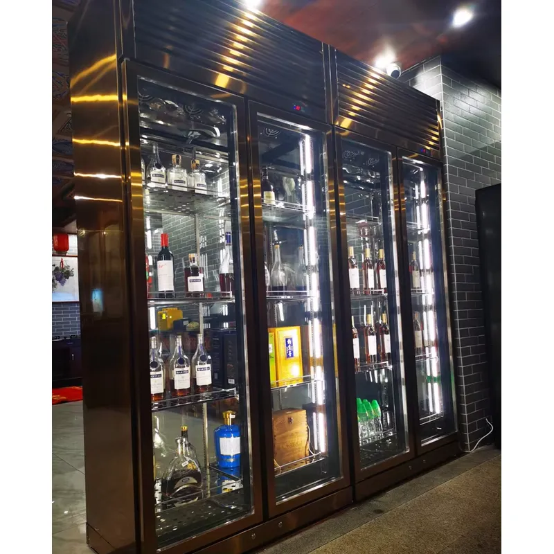 Frigobar Elétrico com 3 Portas - Wine Beer Fridge Cabinet avaliação e preço