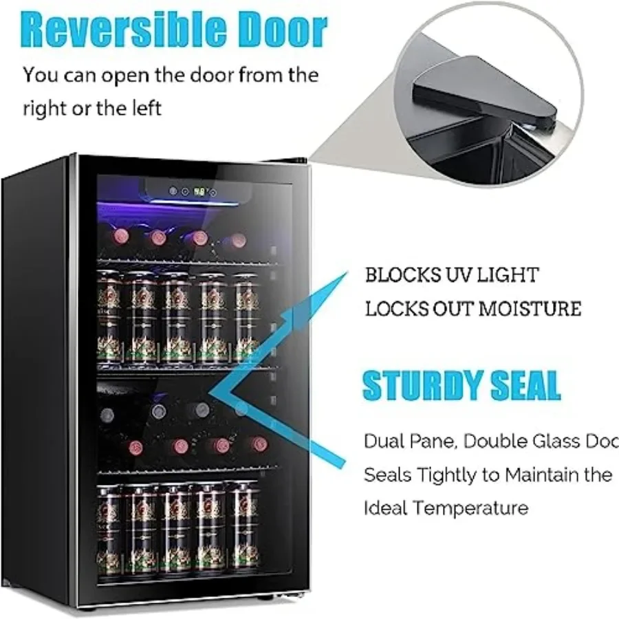 Refrigerador/Armário de Vinhos - Wine Beer Fridge Cabinet avaliação e preço