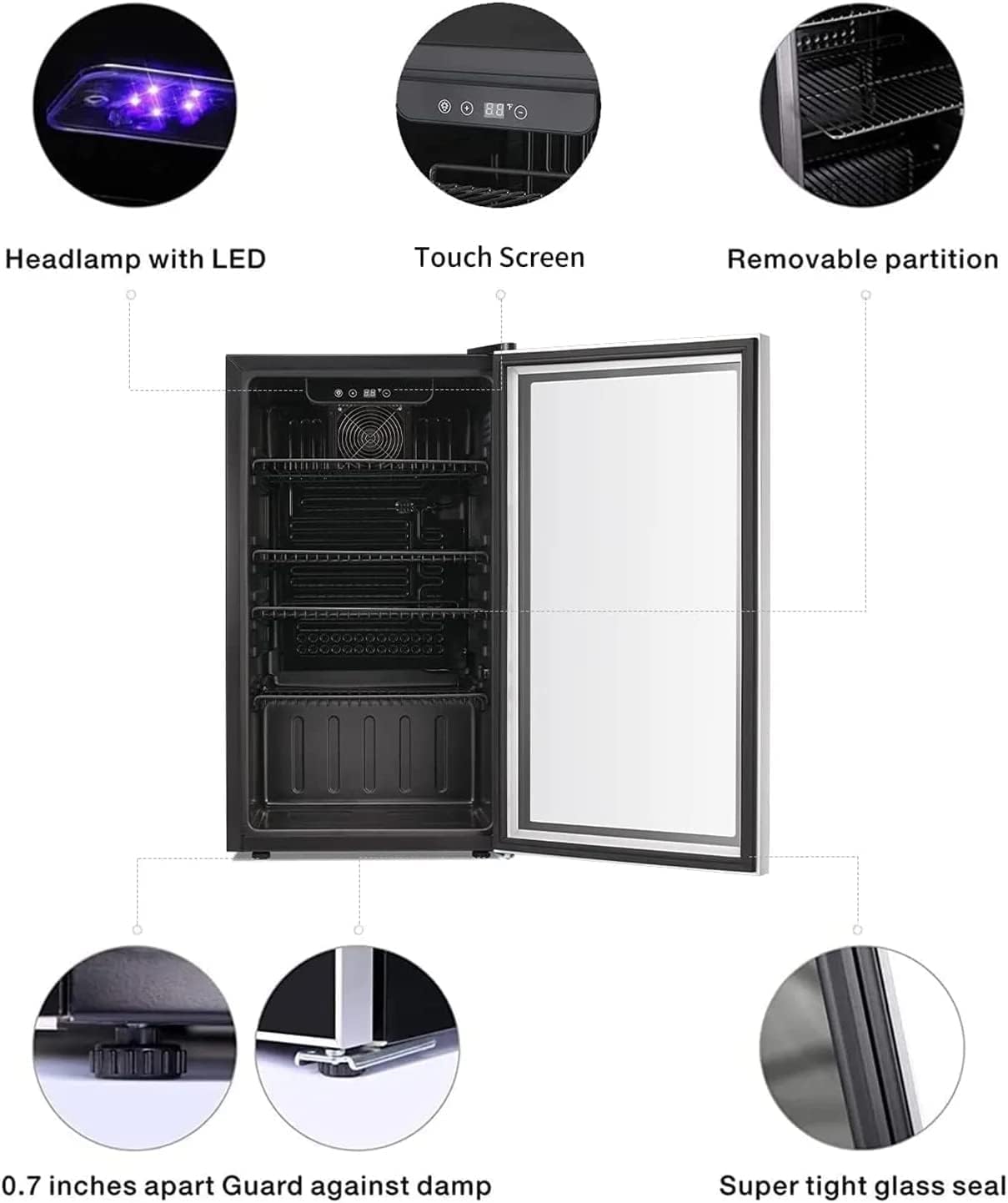 Refrigerador/Armário de Vinhos - Wine Beer Fridge Cabinet avaliação e preço